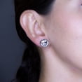 thumbnail image 3 of Arete para Mujer con Cristal Fino Swarovski en Forma de Cuadrado Chico – Bañado en Rodio– Arete Elegante y Brillante, Aretes de Mujer de Moda– Joyería para Mujer de Moda– Regalo especial Ortiz Espinosa Temporada, 3 of 3