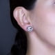 thumbnail image 3 of Arete para Mujer con Cristal Fino Swarovski en Forma de Cuadrado Chico – Bañado en Rodio– Arete Elegante y Brillante, Aretes de Mujer de Moda– Joyería para Mujer de Moda– Regalo especial Ortiz Espinosa Temporada, 3 of 3