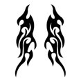 thumbnail image 3 of 1 Pair Stylish Flame Car-Styling Side Rearview Mirrors Decals Sticker Decor, 3 of 3