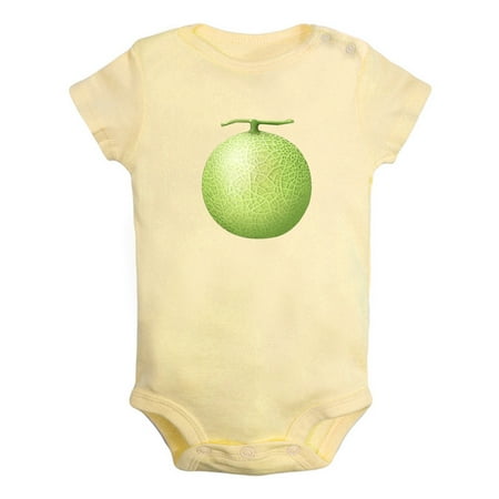 

Fruit Melon Image Print Rompers For Babies Newborn Baby Unisex Bodysuits Infant Jumpsuits Toddler 0-24 Months Kids One-Piece Oufits (Yellow 18-24 Months)