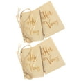 thumbnail image 6 of OUNONA 4 Pcs/2 Bride Wedding Invitations Lovers Beige, 6 of 8