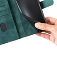 thumbnail image 6 of For Samsung Galaxy A57 5G 6.7" Cat Patterned Embossed Strong Magnetic Attachment/Closure, Card Slots/Pocket, PU Leather Flip Wallet Case ﻿,Green,For Galaxy A57 (5G), 6 of 7