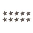 thumbnail image 2 of Kripyery 10Pcs Nail Art Decor Gloss Non-falling Three-dimensional Punk Style DIY Vintage Silver Alloy Jewelry Heart Star Bow Bear Nail Art Charm Nail Salon Supply, 2 of 8
