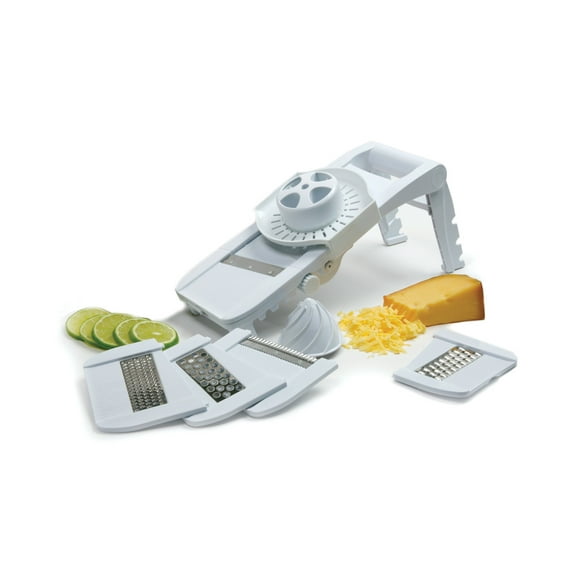 Norpro Deluxe Mandoline Slicer, Grater, Shredder, Julienne and Juicer w/ Safety Guard
