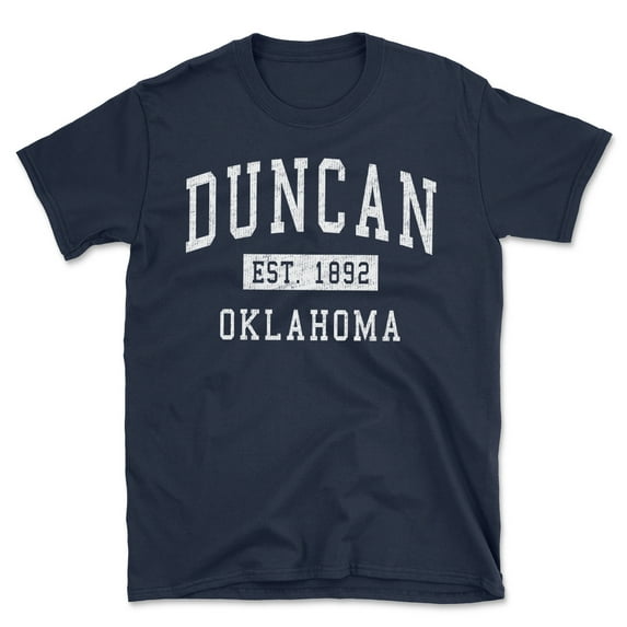 Duncan Oklahoma Classic Established Men's Cotton T-Shirt