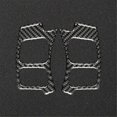 thumbnail image 4 of Carbon Fiber Car Steering Wheel Button Panel Cover Decal Trim, 4 of 5