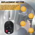 Car Key Fob Ford Key Replacement for Ford Explore丨 Mustang丨 Expedition丨