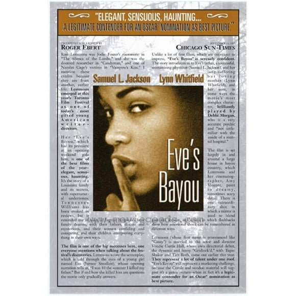 Posterazzi MOVGF8409 Eves Bayou Movie Poster - 27 x 40 in.