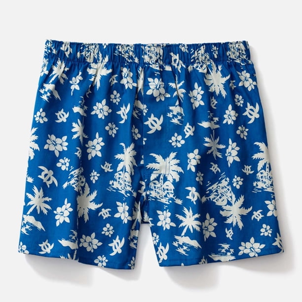 WILLBEST Ropa Interior Holgada Informal para Hombre, Pantalones Cortos Grandes Transpirables de Ángulo Plano para Dormir En Casa