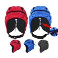 thumbnail image 2 of BUGUY Children Goalkeeper Cap Football Soccer Baseball Head Guard Protector with Sunshade Visor Sport, 2 of 6