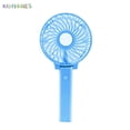 thumbnail image 3 of BadPiggies Mini Handheld Fan Foldable Desk Fan Small Personal Portable Table Fan with Battery USB Rechargeable (Blue), 3 of 9