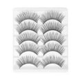 thumbnail image 1 of Unique Bargains 5 Pair Soft 3D False Eyelashes for Makeup Black 3D-53, 1 of 4