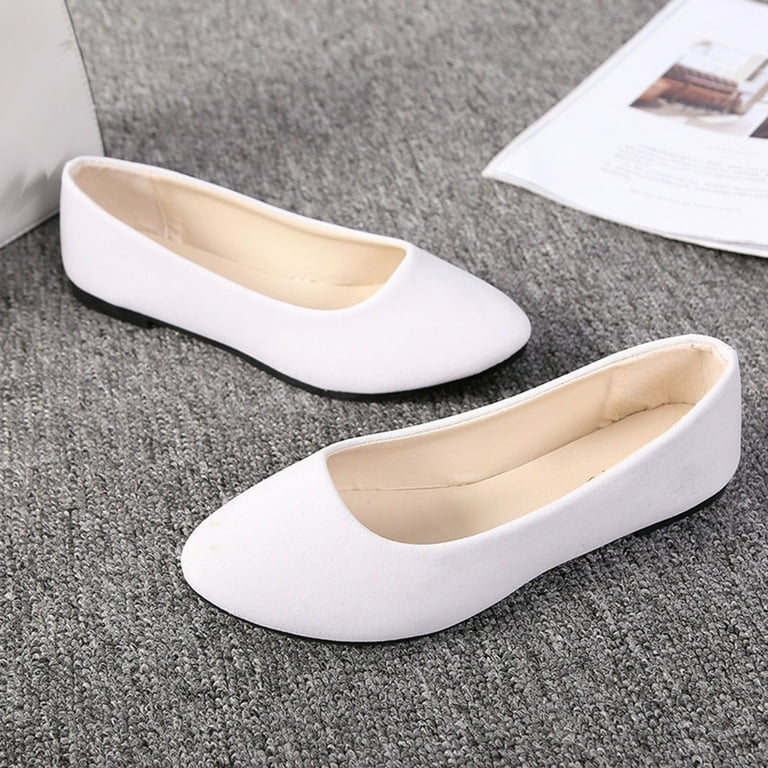 Dressy white flat shoes 2025