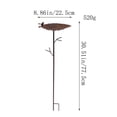 thumbnail image 5 of Hummingbird Feeder Stand Iron Leaf Bird Feeder InsertMetal Art Bird FeederLeaf-Shaped Bird Feeding Station Outdoor Garden Decor For YardPatio TreeLawn Bird Feeder Birdhouses Squirrel Proof, 5 of 6