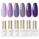 thumbnail image 1 of Set de esmaltes de uñas en gel GAOY Purple, 6 colores, purpurina, 1 of 6