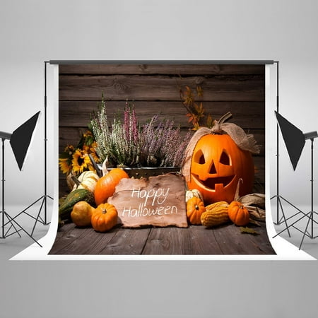 Image of HelloDecor Happy Halloween Vintage Backdrops for Photography Nostalgic Home Decoration Background Photo Studio Props pour Toussaint 7x5ft &hellip