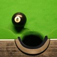 thumbnail image 1 of OULII 6Pcs Billiard Pocket Rubber Black Plastic For Billiards Table Pocket Replacement, 1 of 8