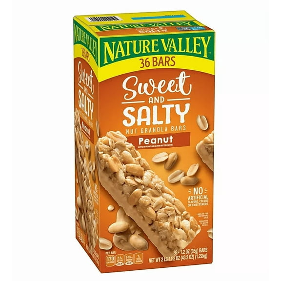 Nature Valley Sweet & Salty Nut Peanut Granola Bars, 36 ct.