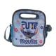 thumbnail image 1 of Lonchera Grande Térmica, Diseño Stitch Live Action Colección Disney, Bolsa de Almuerzo Doble Vista con Frase "Cute Trouble", Color Azul, 1 of 5