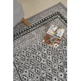thumbnail image 6 of Furnish My Place Indoor Bordered Transitional Rug with Jute Backing - 5 ft. x 8 ft., Light Grey, Geometric, Area Rug for Living Room, Bedroom, Hallway, 6 of 9