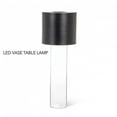 thumbnail image 1 of Lampe Vase de Table à DEL Noire, 1 of 4