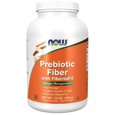 NOW Foods - Prebiotic Fiber with Fibersol-2 Powder Hunger Management Support - 12 oz. | Walmart ...