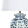 thumbnail image 4 of Safavieh Lampe de Table Bleu Patrick et Blanc, 4 of 5
