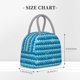 thumbnail image 2 of Balery Pearlescent Scales Bolsa de Almuerzo para Mujeres, Caja de Almuerzo, Bolsa de Almuerzo Pequeña Impermeable, Tote de Almuerzo Reutilizable con Gran Capacidad, 2 of 6