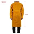 thumbnail image 2 of Cowhide Work Clothes Apron Welding Protective Clothing Heat Fire Resistant Welders with Sleeves, 2 of 6