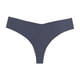 thumbnail image 1 of Xiao Hua Bragas de encaje sexy para mujer, ropa interior sin costuras, estilo hipster, tipo bikini, tipo tanga, 3 unidades (azul oscuro, L), 1 of 2