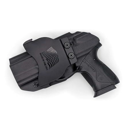 Rounded OWB KYDEX Paddle Holster Beretta PX4 Storm Full Size Right Hand Black