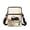 Black Cat Pattern, variant on Stretch Polyester Crossbody Purse Double Layer with Zipper Crossbody Bag for Travel, Flower Crossbody Bags