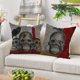 thumbnail image 3 of Juego de 4 fundas de almohada de lino con calavera y vela de Halloween, 45 x 45 cm, 3 of 3