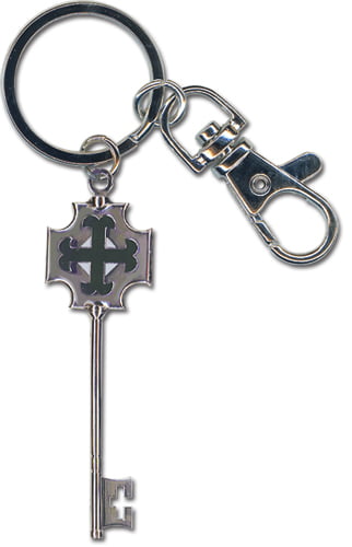 **Legit** Fairy Tail Authentic Anime Metal Keychain Lucy's Aries Key #4509 