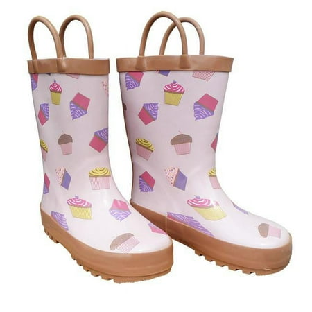 

Childrens Pink Cupcakes Galore Rain Boot - Size 7