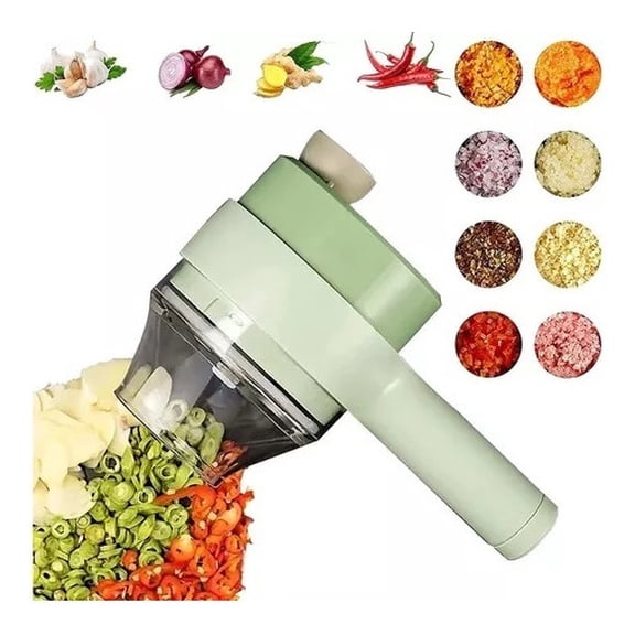 H 4-in-1 Portable Electric Vegetable Cutter Set