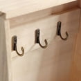 thumbnail image 4 of 50PCS Small Antique Single Row Hooks for Clothes Robe Hat Wall Hanging w/ Screws, 4 of 5