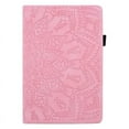 GQ For iPad Pro 2025 M4 Case Flower 3D Emboss PU Leather Wallet Cover
