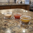thumbnail image 3 of 20 Pc Plastic Sauce Containers Disposable Condiment Cup Lid Set BBQ Hot Wing House Salad Dressing Cups, 3 of 4