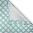 thumbnail image 4 of Ambesonne Geometric Valance Pack of 2, Crossed Lines Rhombus, 54"X18", Pale Seafoam Multicolor, 4 of 5