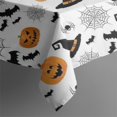thumbnail image 3 of Halloween Witch Hats Pumpkins and Spider Webs Rectangle Tablecloth 60"x120",Waterproof Polyester Rectangle Table Cloth, Wipeable Spillproof Polyester Tablecloth for Dining, Camping, Indoor and Outdoor, 3 of 6