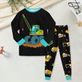 thumbnail image 2 of UAYOTSE Fleece Pajamas Sets for Teens Kids Boys Girls Soft Comfy Fluffy Pajamas Set Loose Plush Warm Flannel Spring Sleepwear,Sizes 6-7 Years, 2 of 5