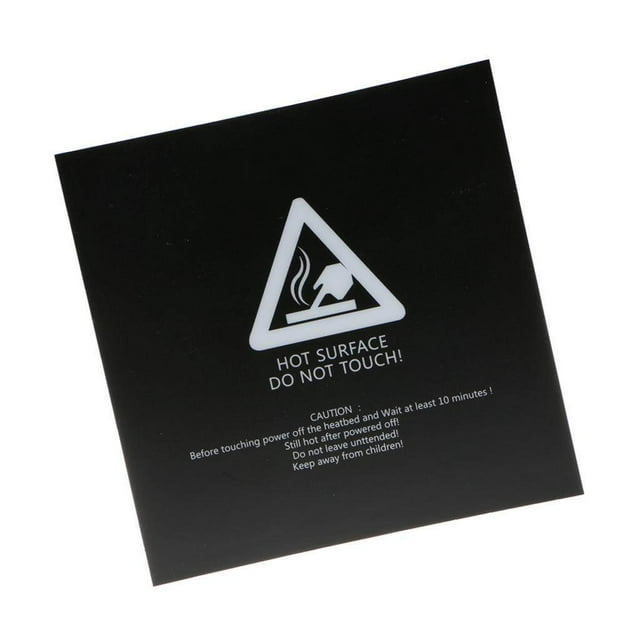 serony 3D Printer Bed Build Bed Sticker 3D Printer Platform Sheet Surface Heated Bed Plate Bed Sticker 3D Printing Bed Sheet Square 250x250mm