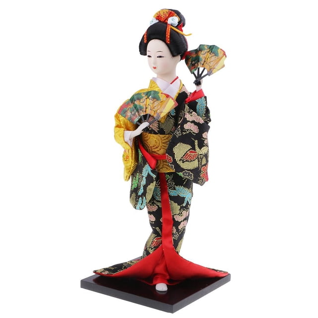 Muñeca Geisha Japonesa Kimono Japonés Regalos de Navidad de Cumpleaños para Mujer CUTICAT Muñecas Kimono Japonesas