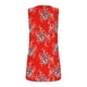 thumbnail image 5 of ICHUANYI Clearance Women's Fashion Solid Color V-neck Comfortable Loose T-shirt Sleeveless Blouse Casual Tops(Red, M) ICHUANYI WER2023081002137, 5 of 5