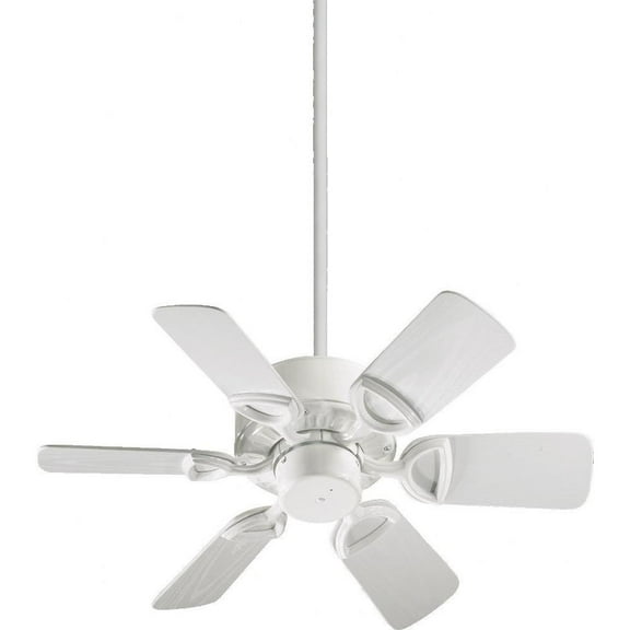 Stoneleigh Dell Patio Fan in Traditional Style 30 inches Wide By 12.5 inches High-White Finish Bailey Street Home 183-Bel-3399516