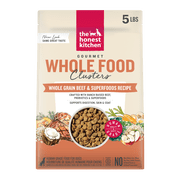 The Honest Kitchen Human Grade Dry Dog Food Whole Food Clusters Whole Grain Beef & Oat Dry Dog Food, 5 lb Bag