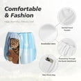 thumbnail image 4 of Easygdp Funny Cat Taking a Bath for Women's Athletic Shorts - High-Waist, Quick-Dry Workout Shorts with Pockets, Ideal for Running, Yoga, and Training-Medium, 4 of 7