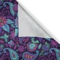 thumbnail image 4 of Ambesonne Leaf Print Valance Pack of 2, Paisley Teardrops Motif, 54"X18", Multicolor, 4 of 5