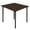 Neo Walnut, variant on Romig Trek 30 in. Small Round Breakroom Table- Neo Walnut Top, Black Folding Legs